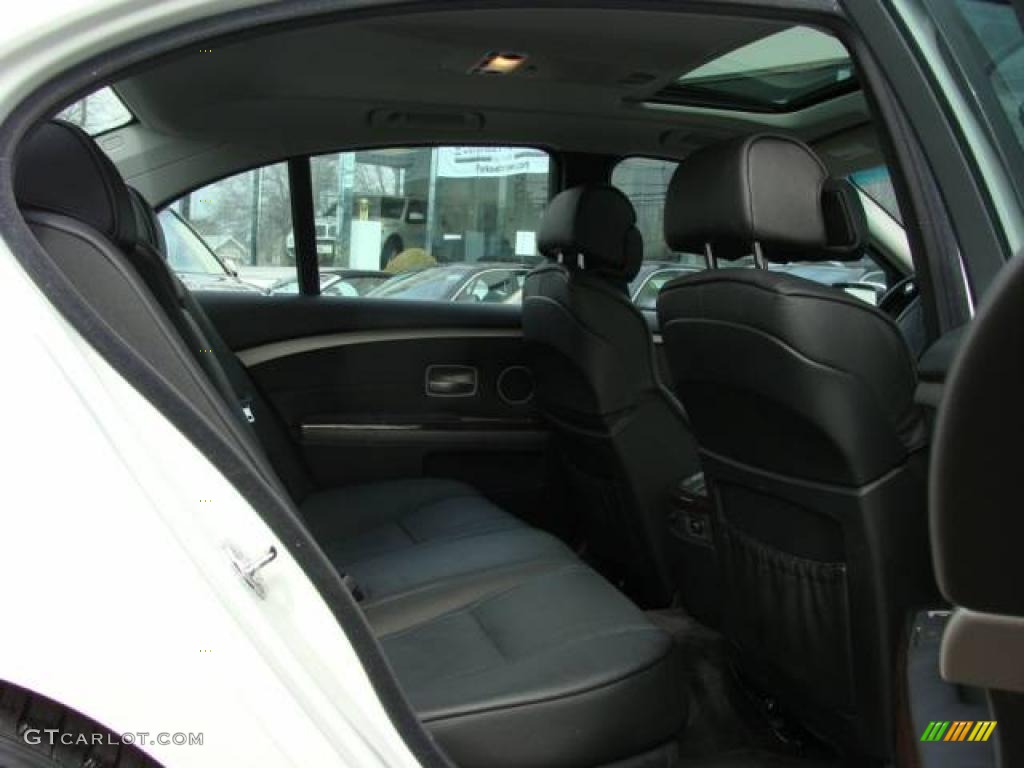 2007 7 Series 750i Sedan - Alpine White / Black photo #20