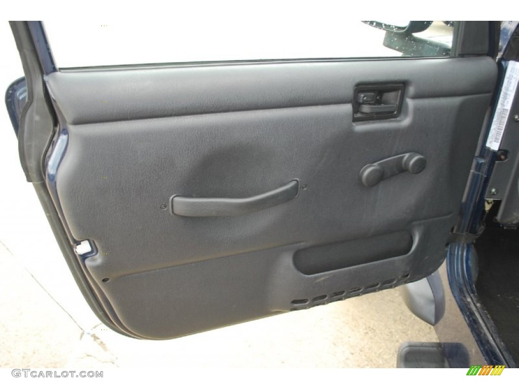 2004 Wrangler Sport 4x4 - Patriot Blue Pearl / Khaki photo #15
