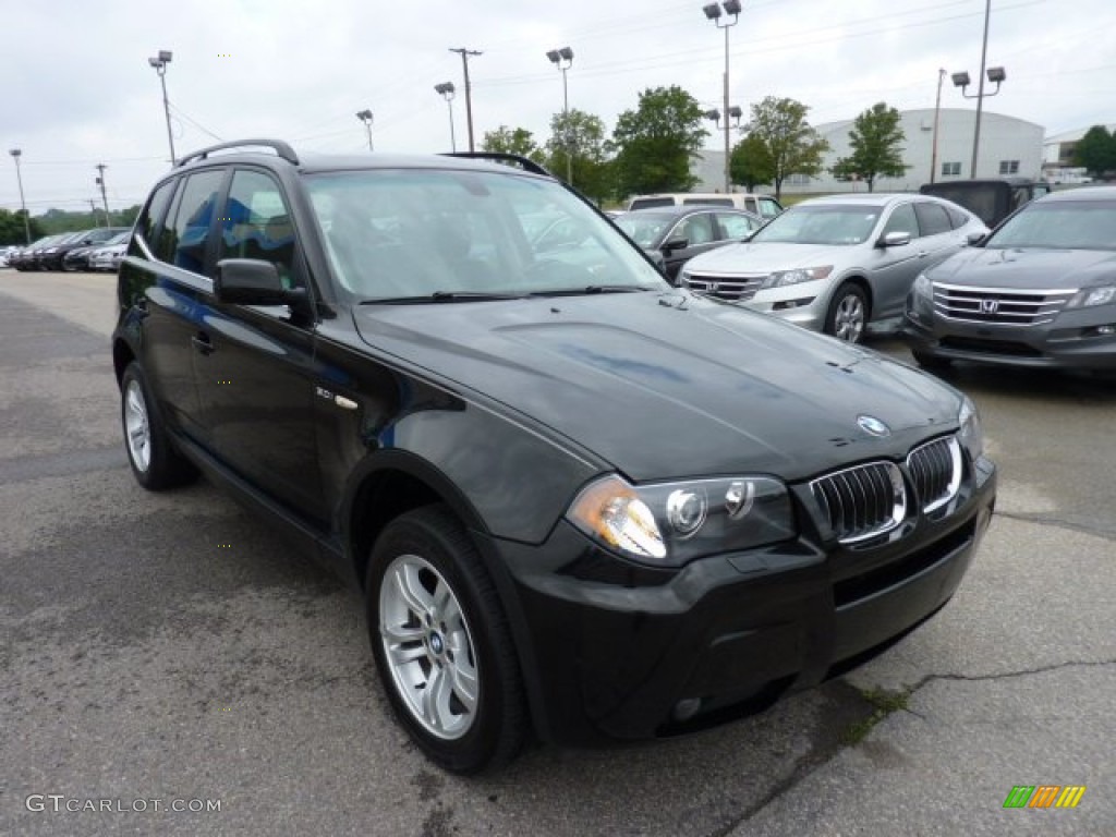 2006 X3 3.0i - Jet Black / Black photo #5