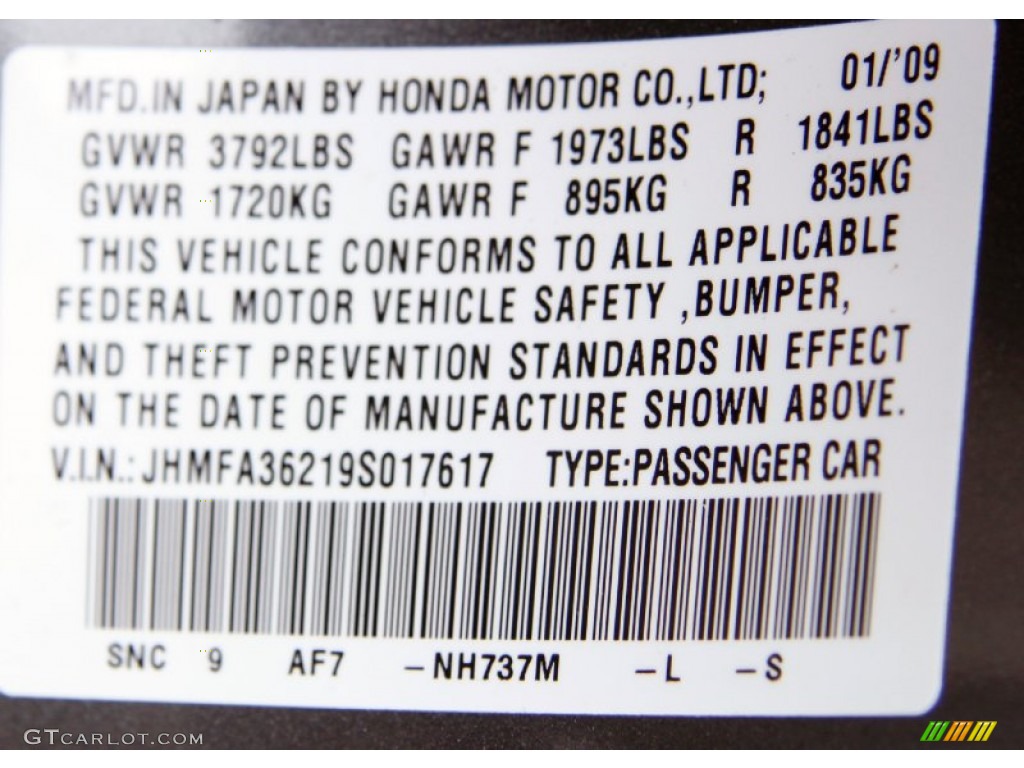 2009 Civic Hybrid Sedan - Polished Metal Metallic / Gray photo #25