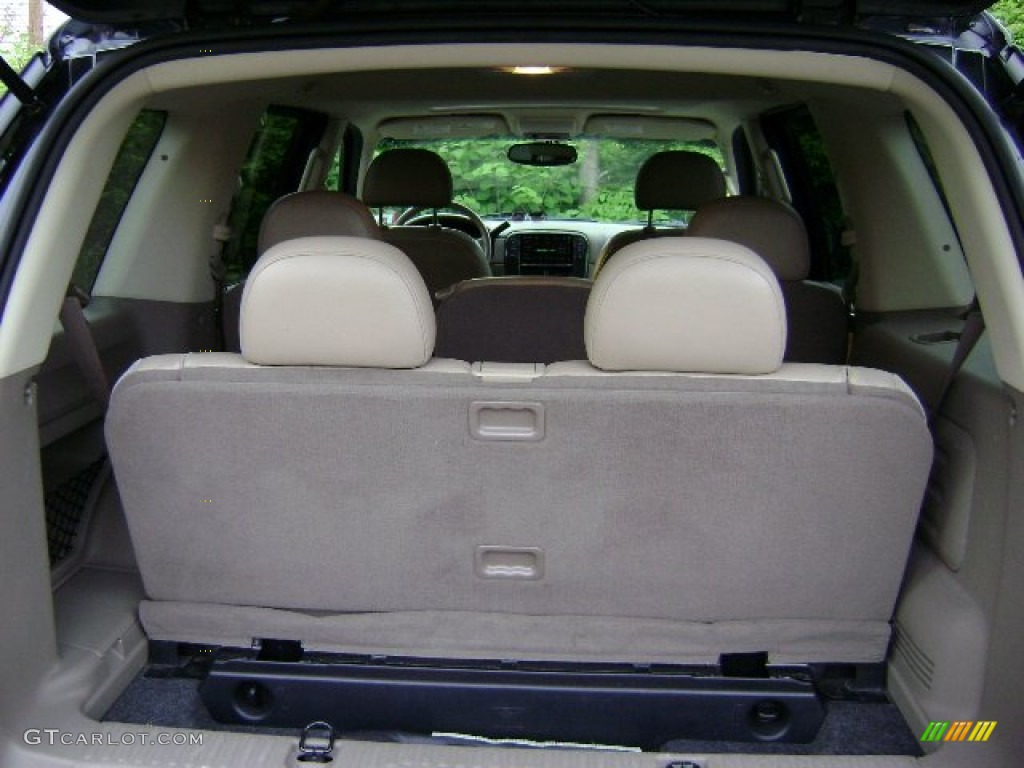 2002 Explorer Limited 4x4 - Black Clearcoat / Medium Parchment photo #10