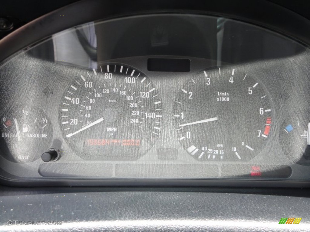 1999 BMW 3 Series 328is Coupe Gauges Photo #50975733