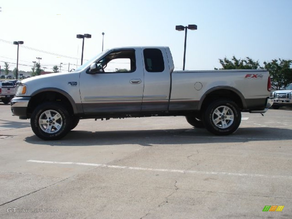 2002 F150 FX4 SuperCab 4x4 - Dark Shadow Grey Metallic / Dark Graphite photo #6