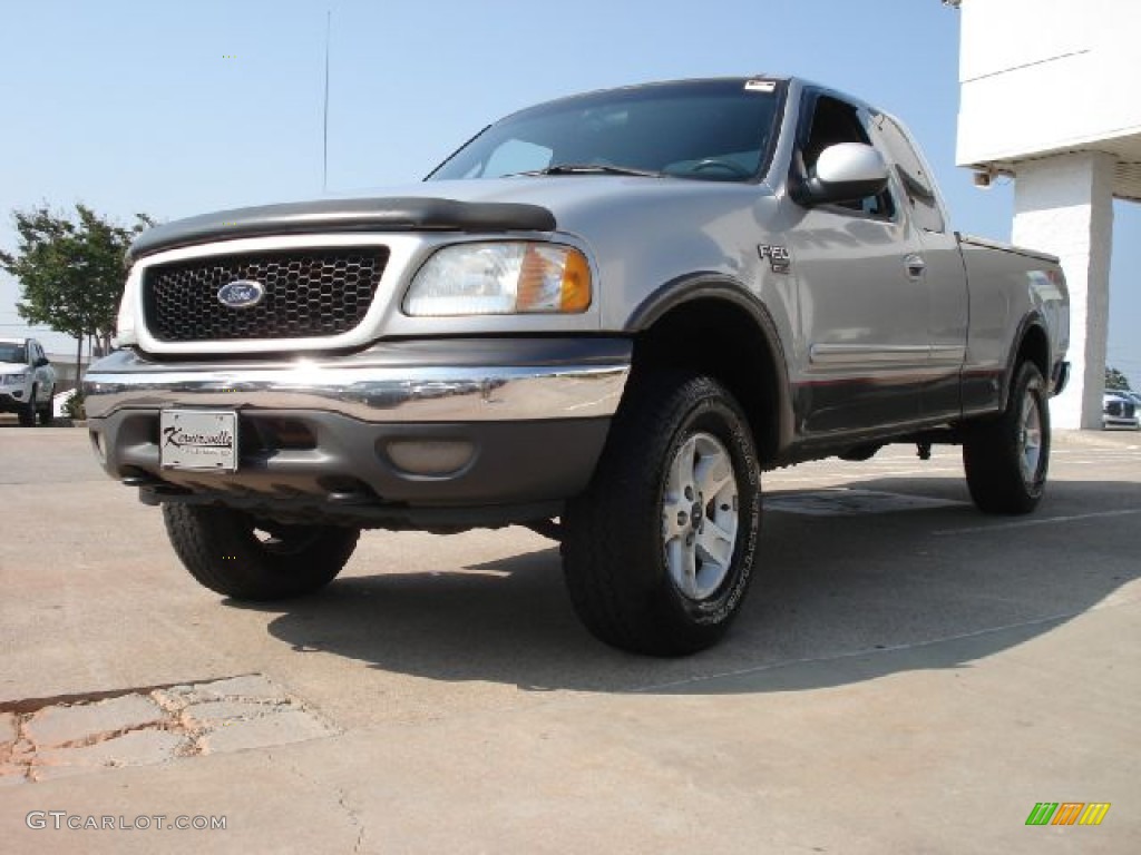 2002 F150 FX4 SuperCab 4x4 - Dark Shadow Grey Metallic / Dark Graphite photo #7