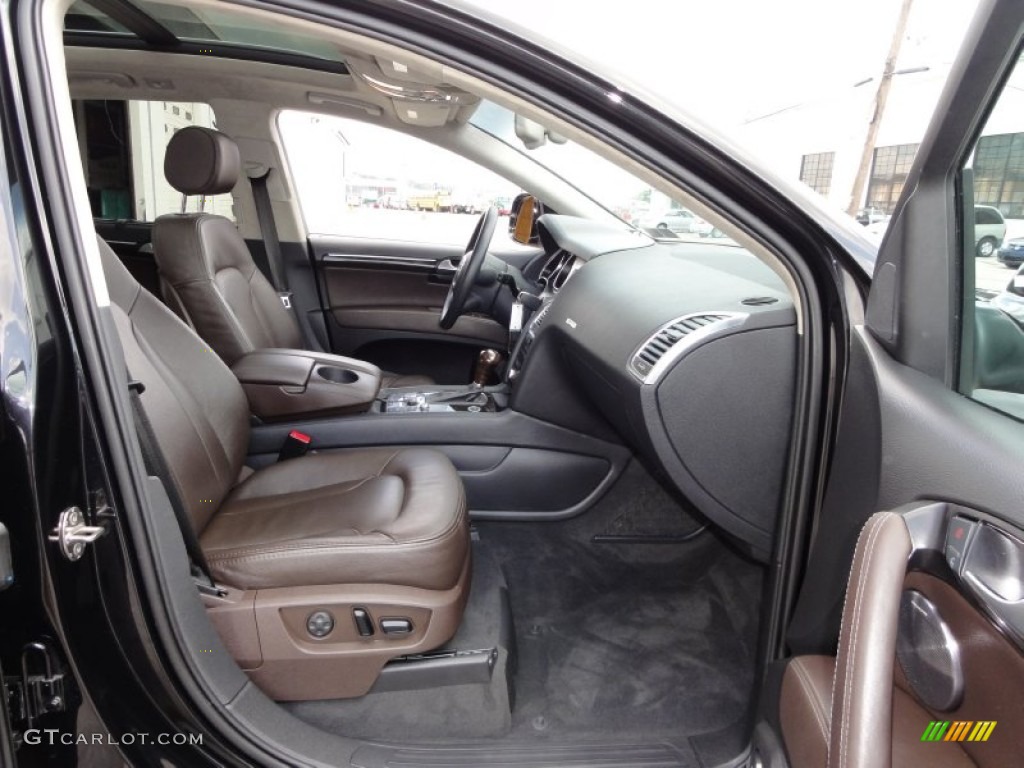 Espresso Brown Interior 2009 Audi Q7 4.2 Prestige quattro Photo #50976204