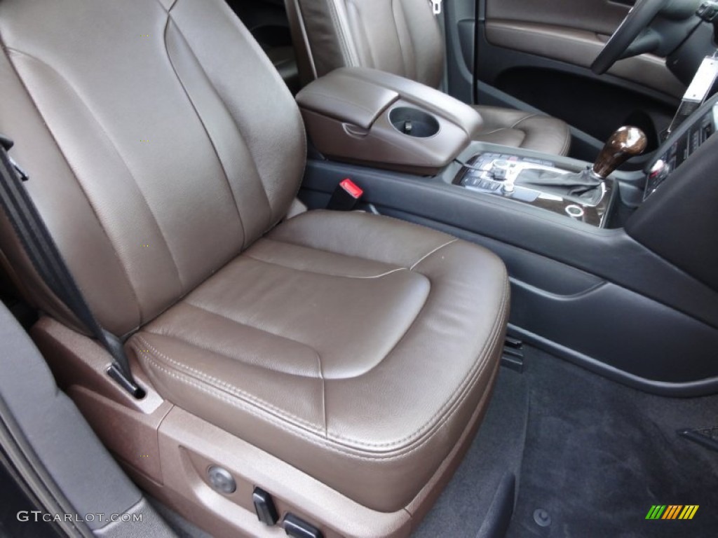 Espresso Brown Interior 2009 Audi Q7 4.2 Prestige quattro Photo #50976219