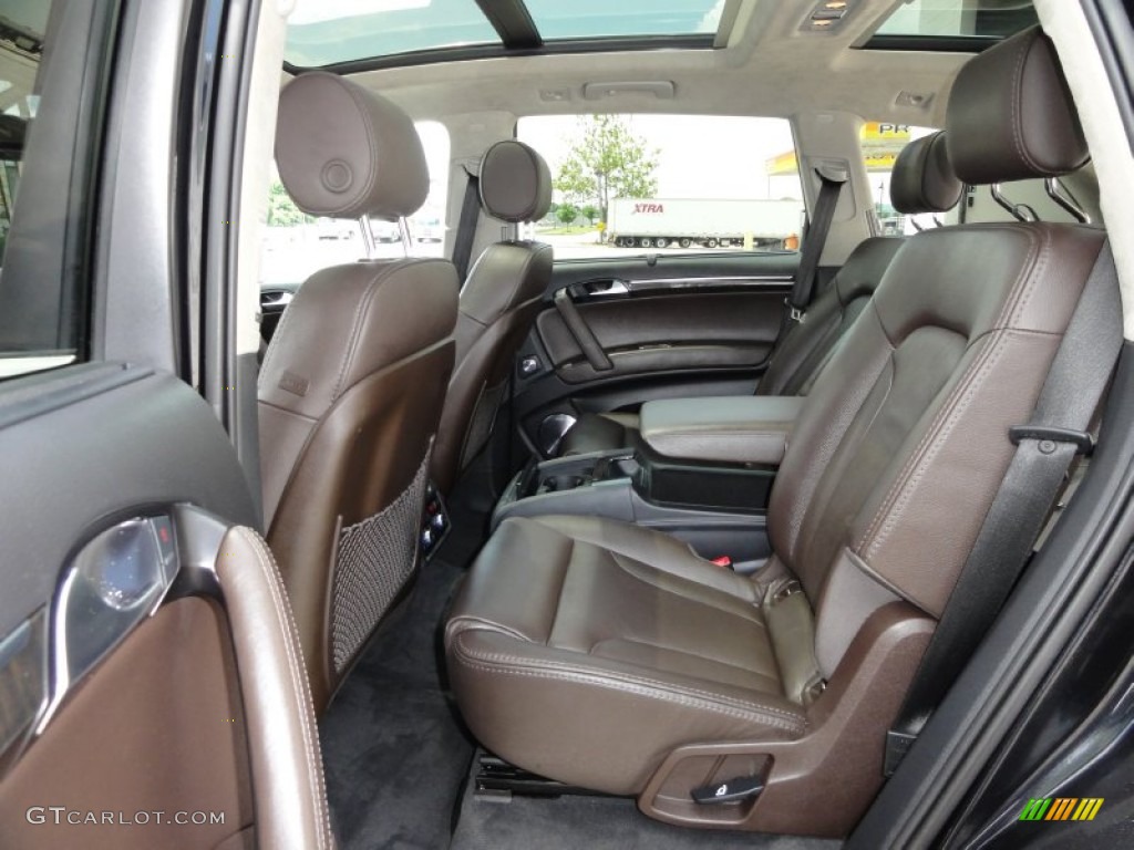 Espresso Brown Interior 2009 Audi Q7 4.2 Prestige quattro Photo #50976279