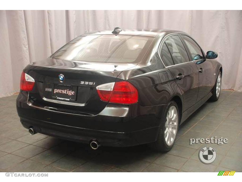 2008 3 Series 335i Sedan - Jet Black / Black photo #5