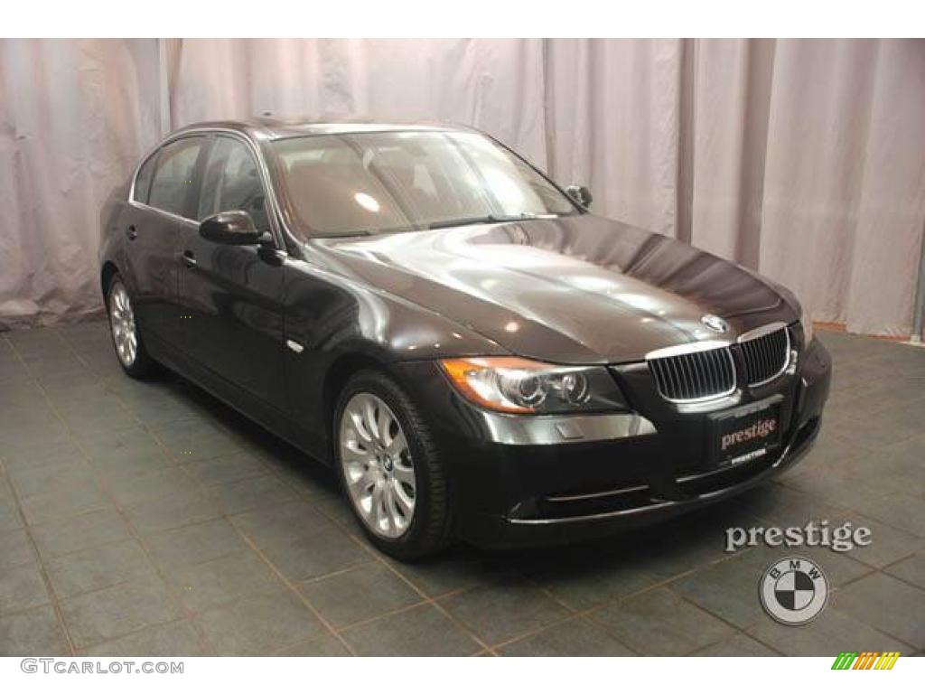 2008 3 Series 335i Sedan - Jet Black / Black photo #7