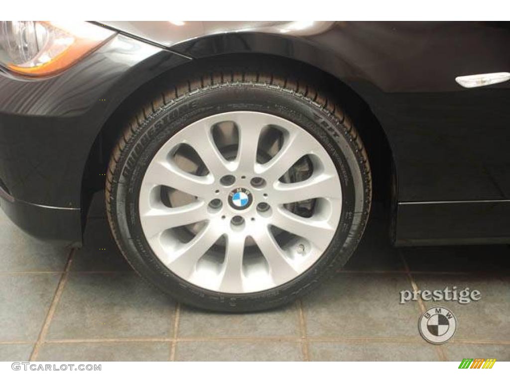 2008 3 Series 335i Sedan - Jet Black / Black photo #8