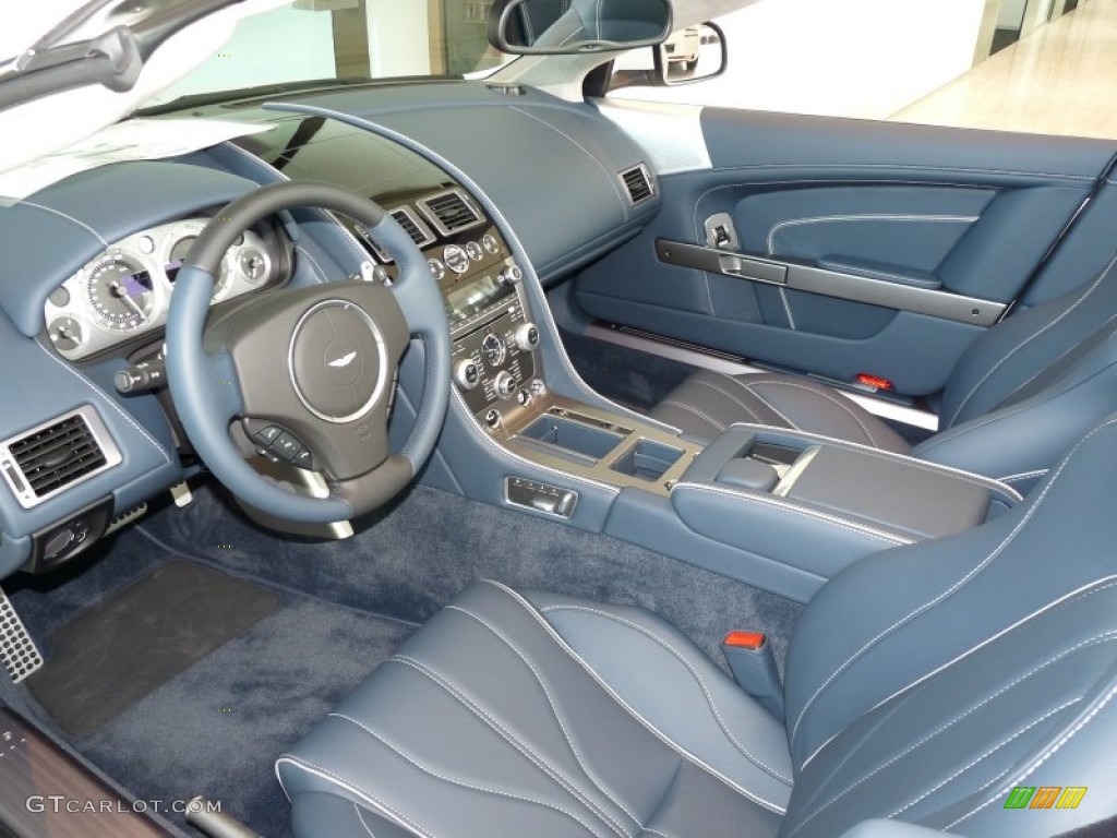 Baltic Blue Interior 2012 Aston Martin Virage Volante Photo #50976975