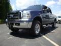 2006 Medium Wedgewood Blue Metallic Ford F350 Super Duty Lariat Crew Cab 4x4  photo #7