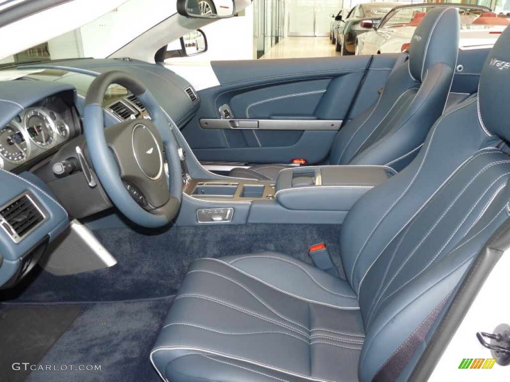 Baltic Blue Interior 2012 Aston Martin Virage Volante Photo #50977032