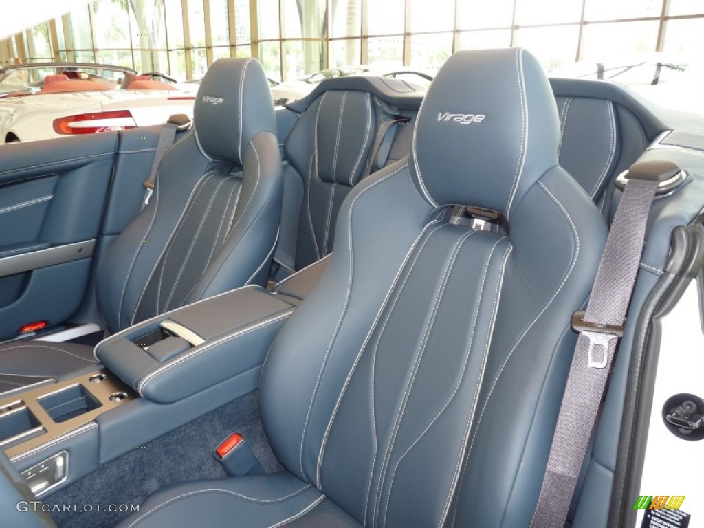 Baltic Blue Interior 2012 Aston Martin Virage Volante Photo #50977047