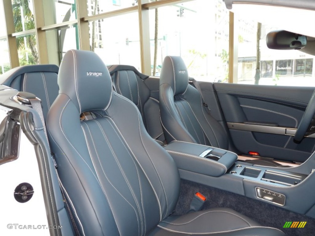 Baltic Blue Interior 2012 Aston Martin Virage Volante Photo #50977095
