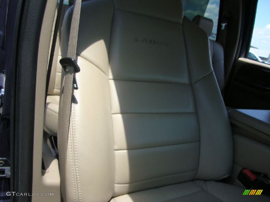 2006 F350 Super Duty Lariat Crew Cab 4x4 - Medium Wedgewood Blue Metallic / Tan photo #19