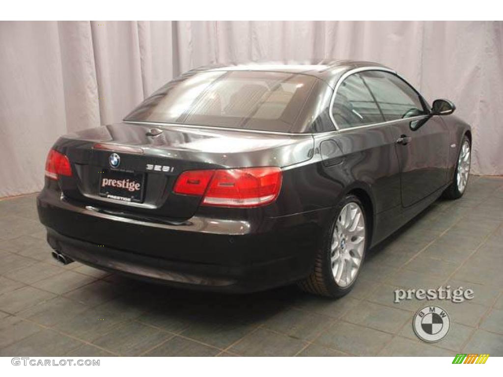 2008 3 Series 328i Convertible - Black Sapphire Metallic / Saddle Brown/Black photo #5