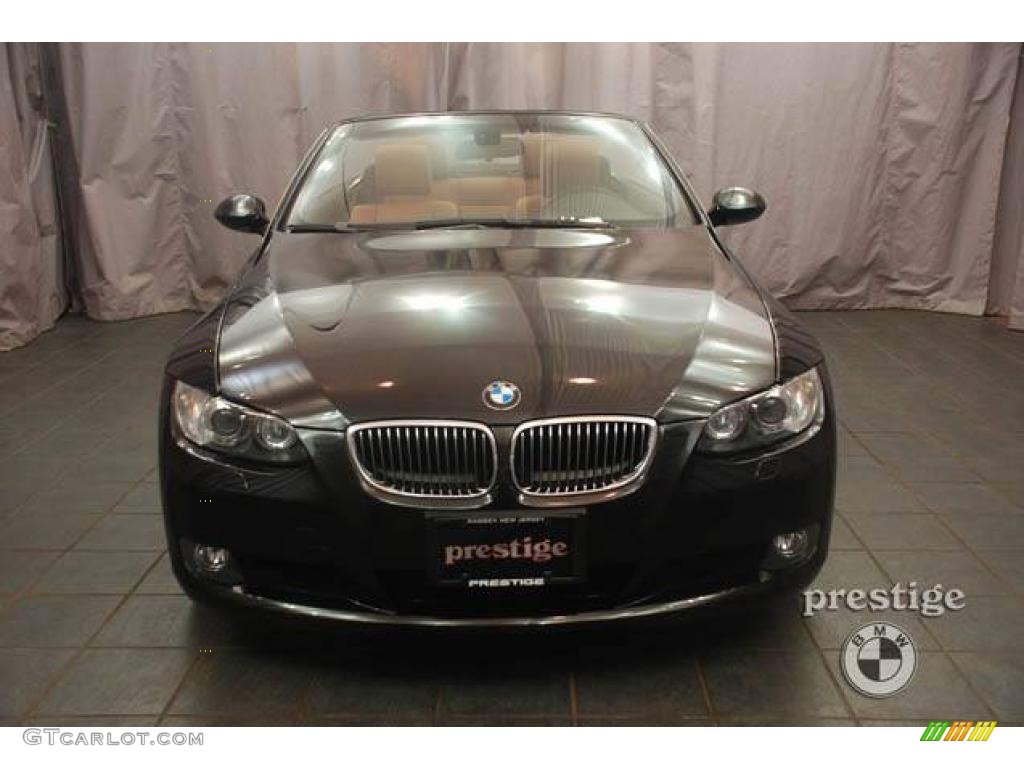 2008 3 Series 328i Convertible - Black Sapphire Metallic / Saddle Brown/Black photo #6