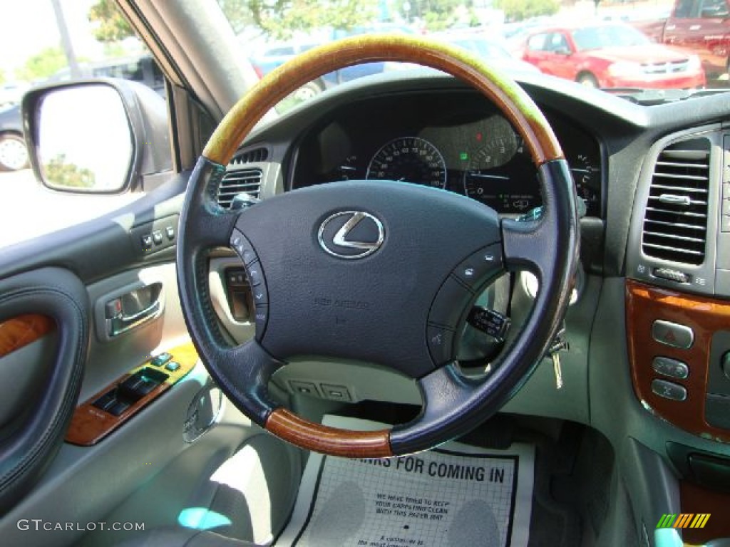 2005 LX 470 - Galactic Gray Mica / Stone photo #25