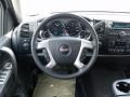 Ebony 2010 GMC Sierra 2500HD SLE Crew Cab 4x4 Steering Wheel