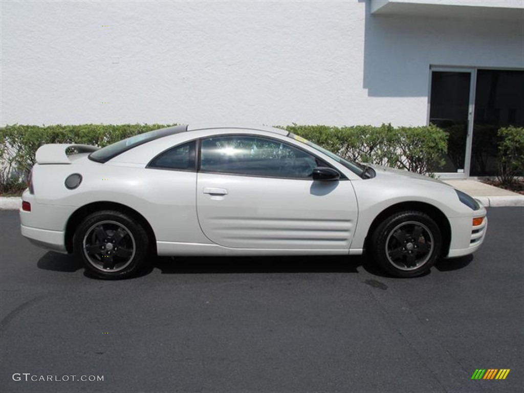 2003 Eclipse GS Coupe - Dover White Pearl / Midnight photo #2