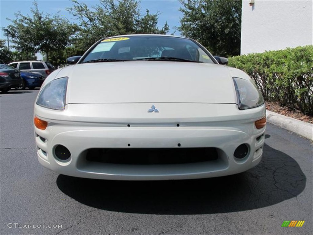 2003 Eclipse GS Coupe - Dover White Pearl / Midnight photo #8