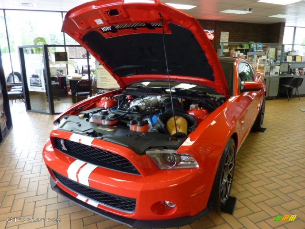 Race Red 2012 Ford Mustang Shelby GT500 SVT Performance Package Coupe Exterior Photo #50978325