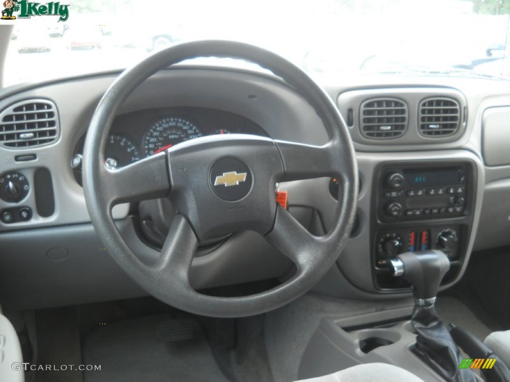 2007 TrailBlazer LS 4x4 - Bordeaux Red Metallic / Light Gray photo #13