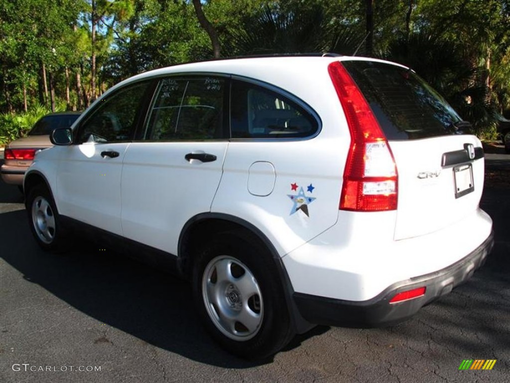 2007 CR-V LX - Taffeta White / Gray photo #3