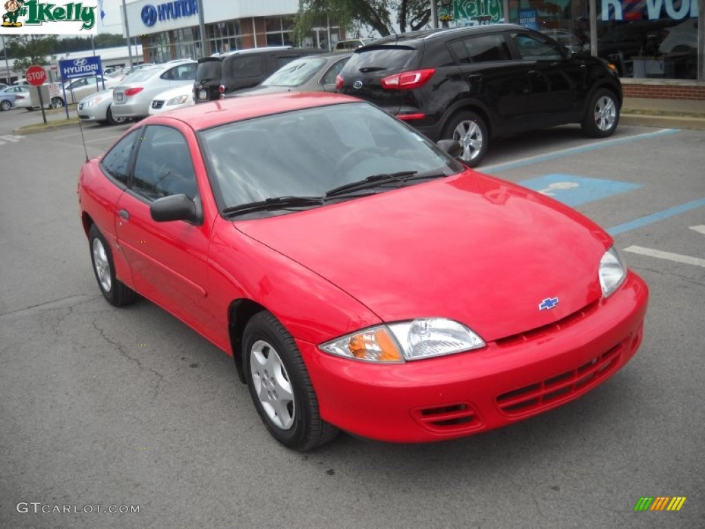 2002 Cavalier Coupe - Bright Red / Graphite photo #1