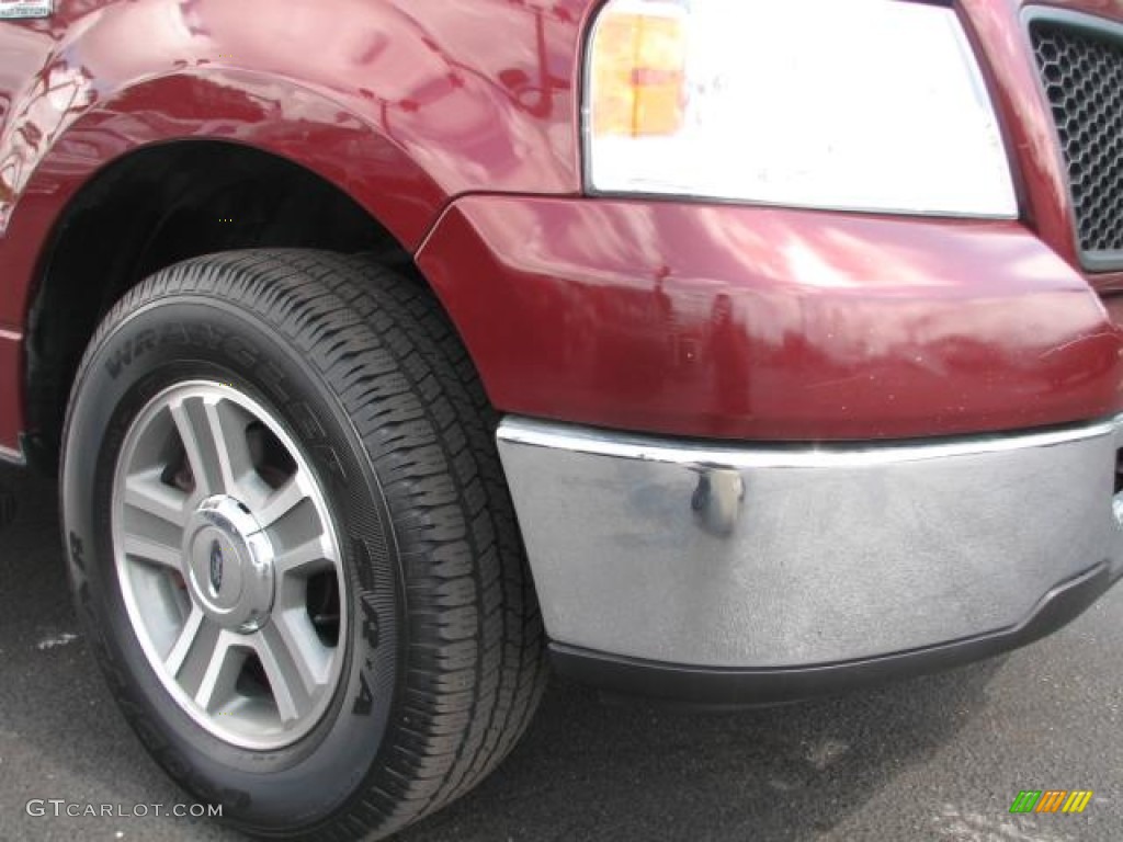 2006 F150 XLT SuperCrew - Dark Toreador Red Metallic / Medium/Dark Flint photo #2
