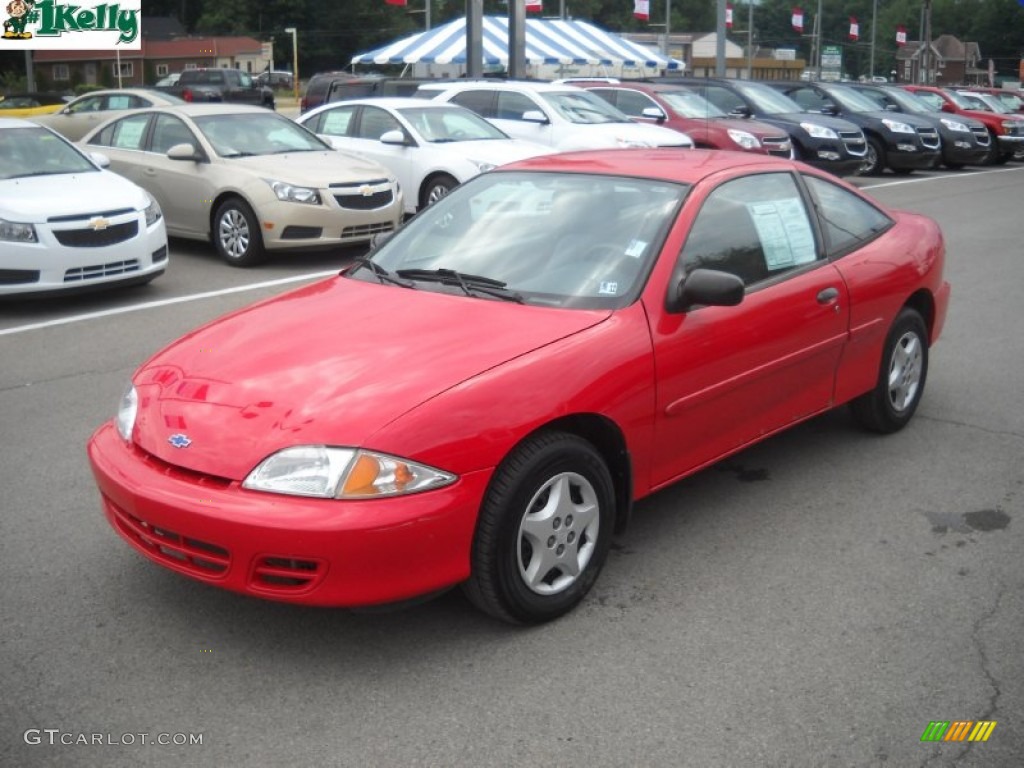 2002 Cavalier Coupe - Bright Red / Graphite photo #7