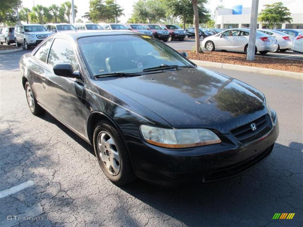 1999 Accord EX Coupe - Flamenco Black Pearl / Charcoal photo #1