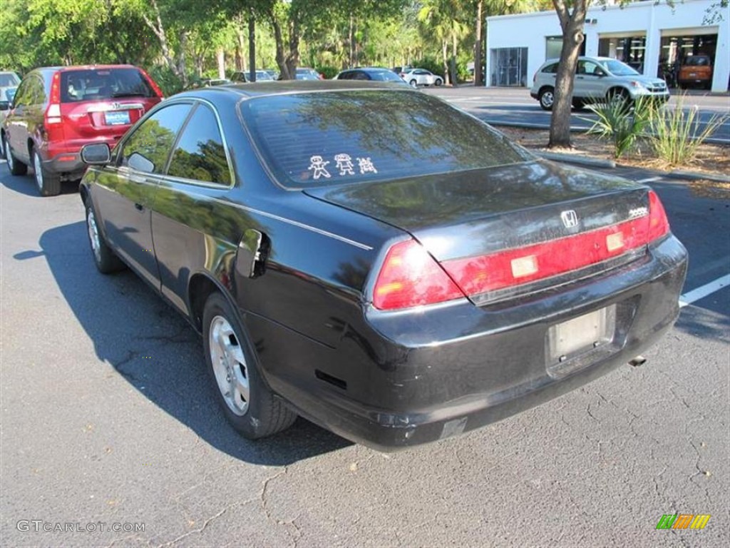 1999 Accord EX Coupe - Flamenco Black Pearl / Charcoal photo #3
