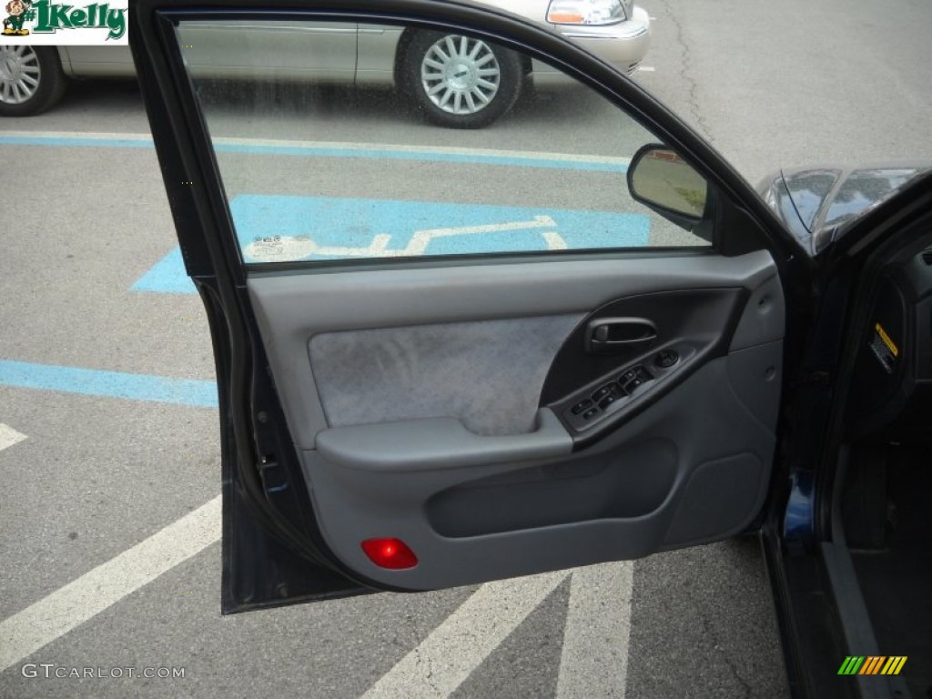 2004 Elantra GLS Sedan - Moonlit Blue / Dark Gray photo #8