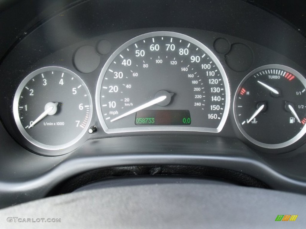 2005 Saab 9-3 Arc Convertible Gauges Photo #50980842