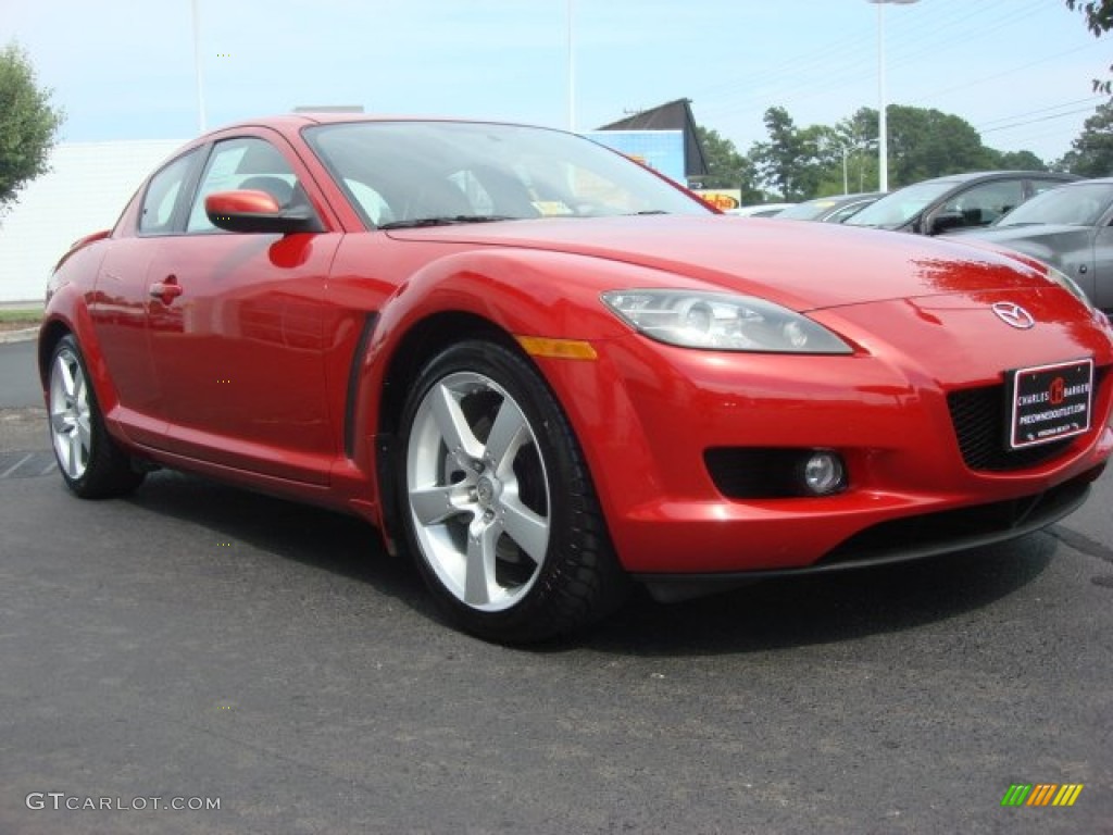 2004 RX-8 Grand Touring - Velocity Red Mica / Black/Red photo #1