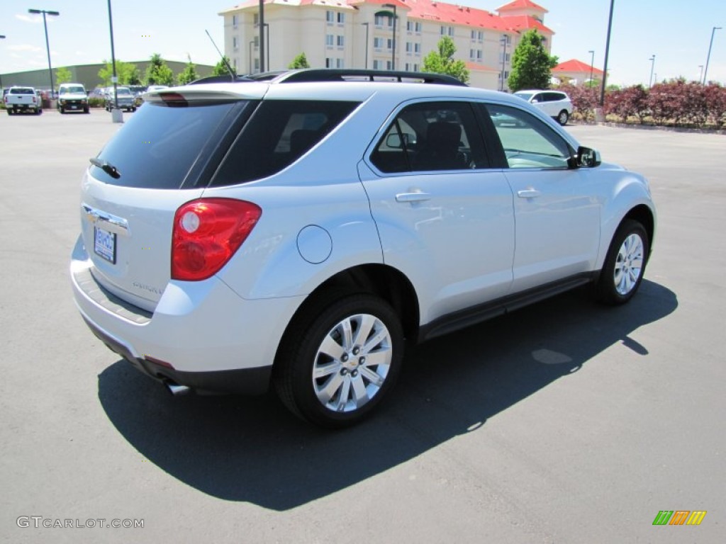 2010 Equinox LT AWD - Silver Ice Metallic / Jet Black photo #27