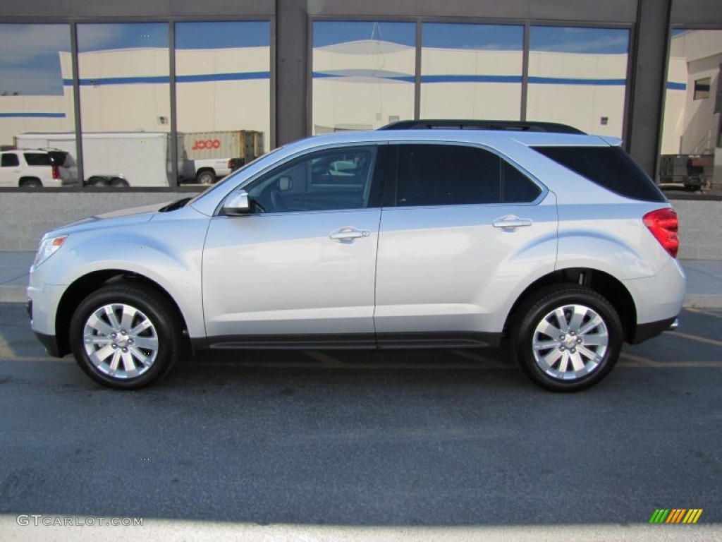 Silver Ice Metallic 2010 Chevrolet Equinox LT AWD Exterior Photo #50983257