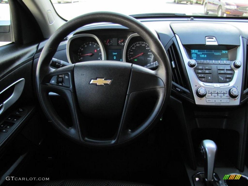 2010 Equinox LT AWD - Silver Ice Metallic / Jet Black photo #4