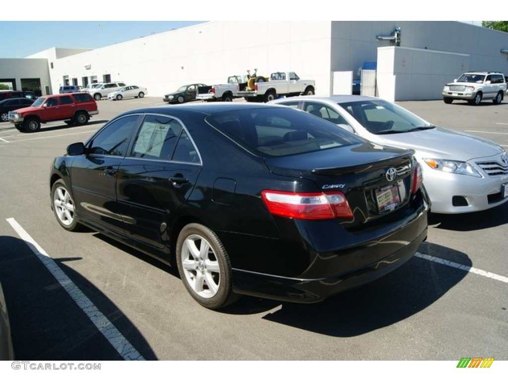 2007 Camry SE - Black / Dark Charcoal photo #3