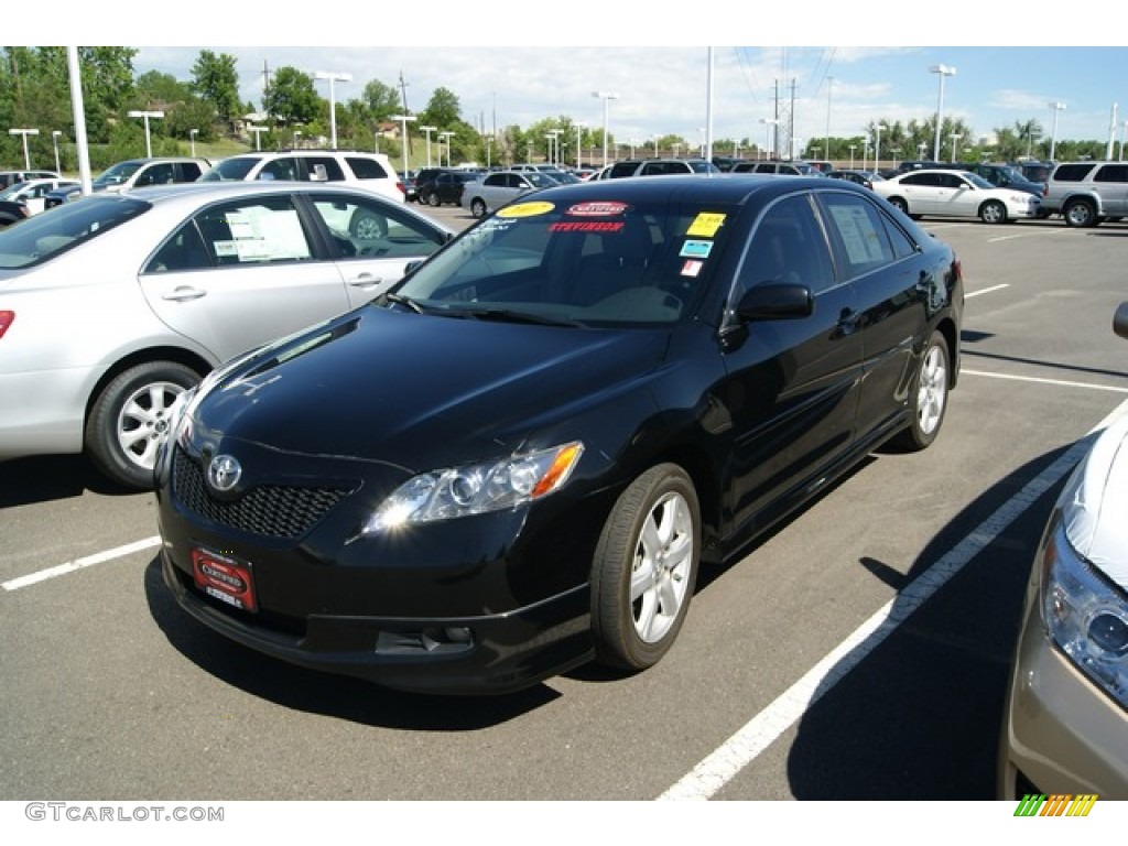 2007 Camry SE - Black / Dark Charcoal photo #4