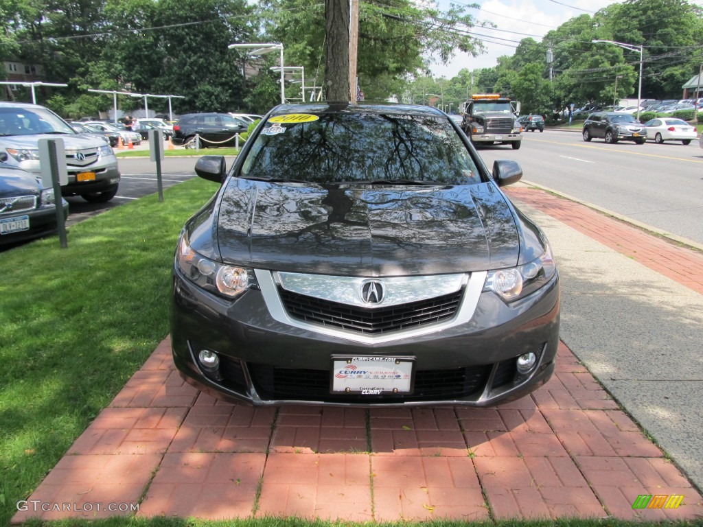 2010 TSX Sedan - Polished Metal Metallic / Ebony photo #2