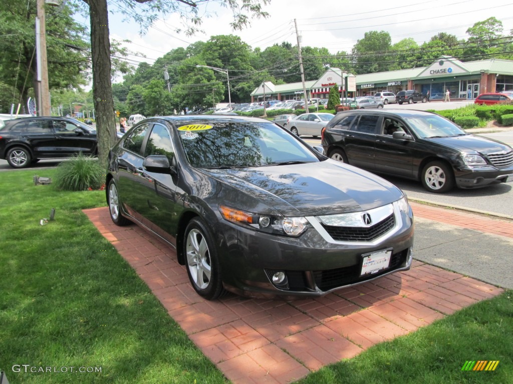 2010 TSX Sedan - Polished Metal Metallic / Ebony photo #3