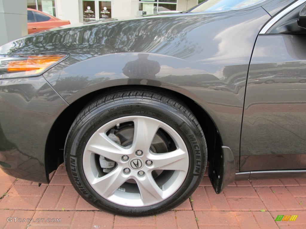2010 TSX Sedan - Polished Metal Metallic / Ebony photo #8
