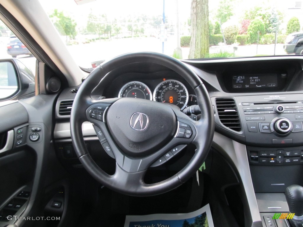 2010 TSX Sedan - Polished Metal Metallic / Ebony photo #16