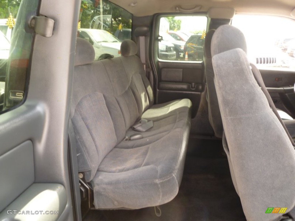 2001 Silverado 1500 LS Extended Cab - Onyx Black / Graphite photo #10