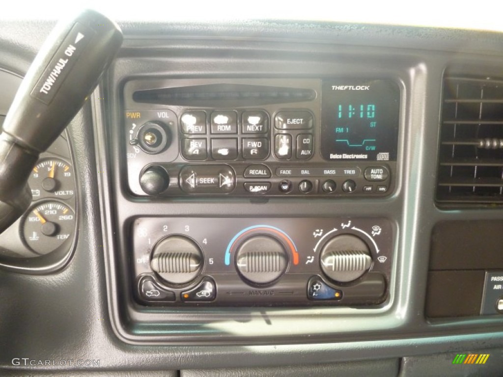 2001 Silverado 1500 LS Extended Cab - Onyx Black / Graphite photo #12