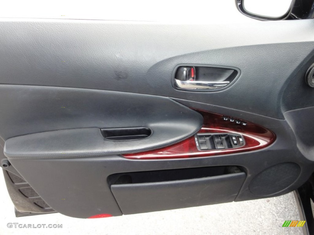 2008 Lexus GS 450h Hybrid Black Door Panel Photo #50985309