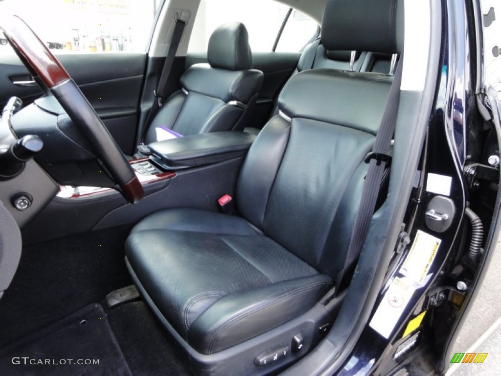 Black Interior 2008 Lexus GS 450h Hybrid Photo #50985354